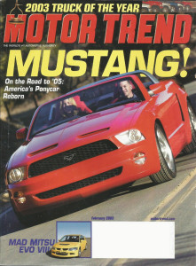 MOTOR TREND 2003 FEB - EVO-VIII, STi TYPE RA SPEC C